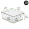 mDesign Plastic Storage Bin Box Container, Lid and Handles, 8 Pack